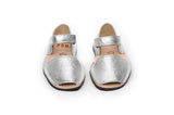 Avarcas Kids Frailera Style Metallic Silver