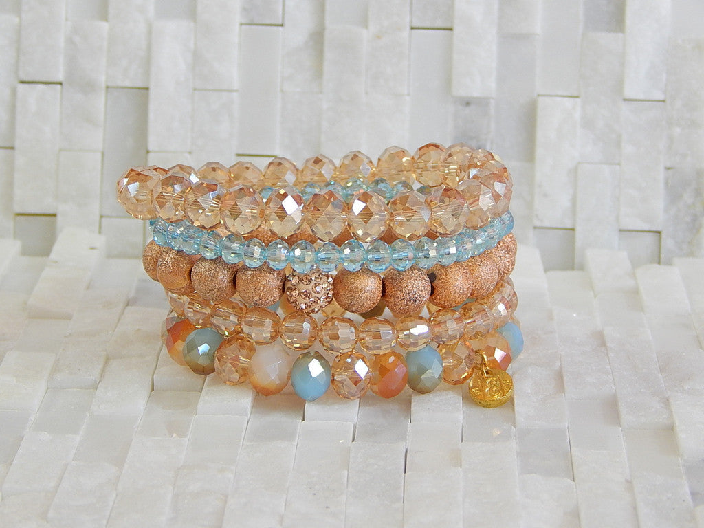 Rose Gold Bracelets for Mommy - Gemgem  - 1