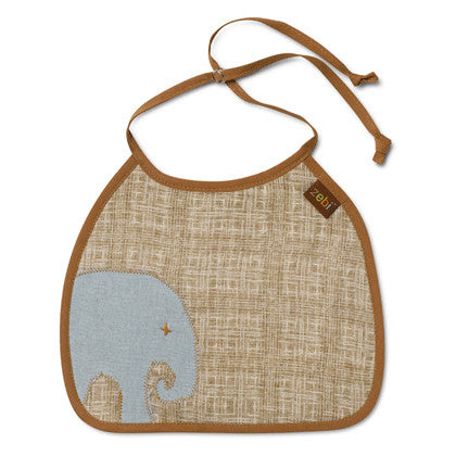 [Zebi Baby] Elephant Applique Bib - Gemgem