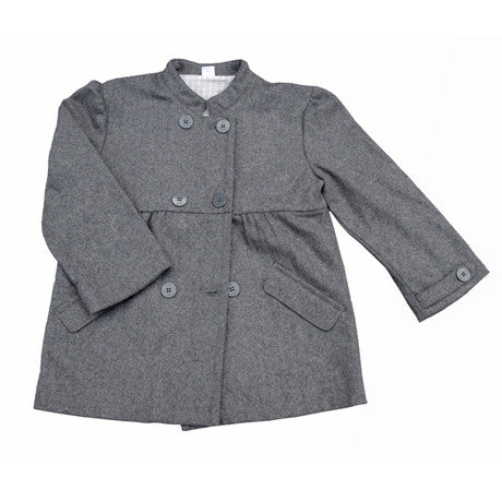 [Egg Baby] Girl Peacoat - Grey - Gemgem 