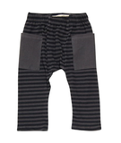 Go gently baby Stripe pants in Charcoal - Gemgem  - 1