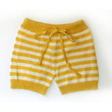 [Siaomimi] Striped shorts - marigold - Gemgem  - 1