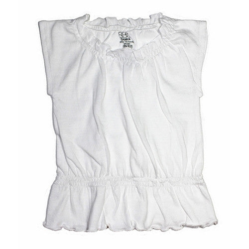 [Egg Baby] Jersey Smocked Top - white - Gemgem  - 1