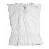 [Egg Baby] Jersey Smocked Top - white - Gemgem  - 1