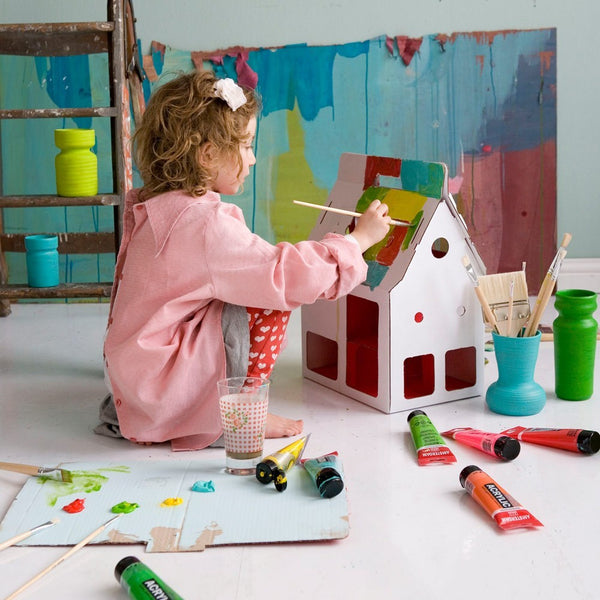 Mobile Home Kidsonroof Cardboard Dollhouse - Gemgem  - 1