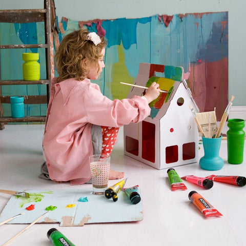Mobile Home Kidsonroof Cardboard Dollhouse