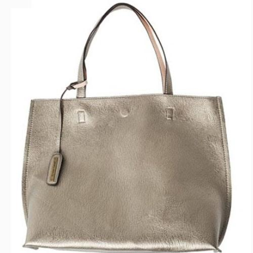 Street Level Pewter/Nude Reversible Tote