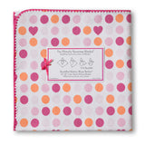 [Swaddle Design] Ultimate Receiving Blanket - Dots and Hearts - Gemgem